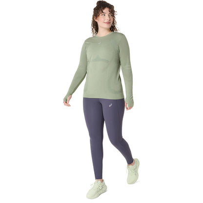 Asics Damenlangarmshirt Road Seamless LS Top - machsport