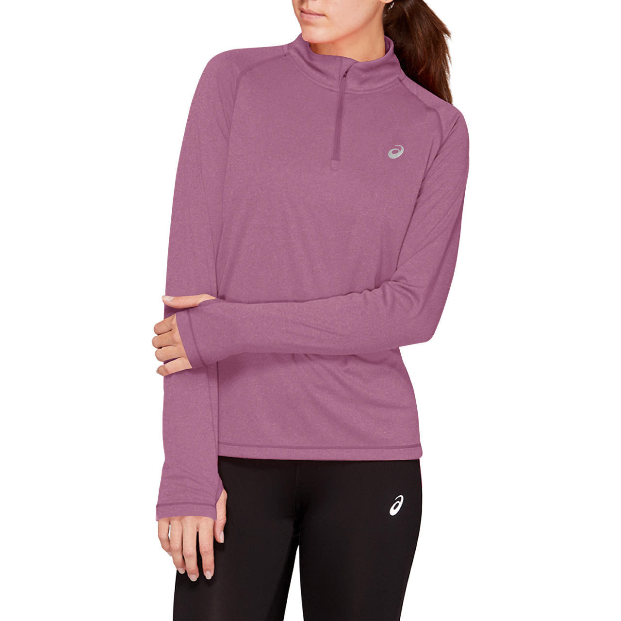 Asics Damenlaufshirt LS 1/2 Zip Top - machsport – Bild 