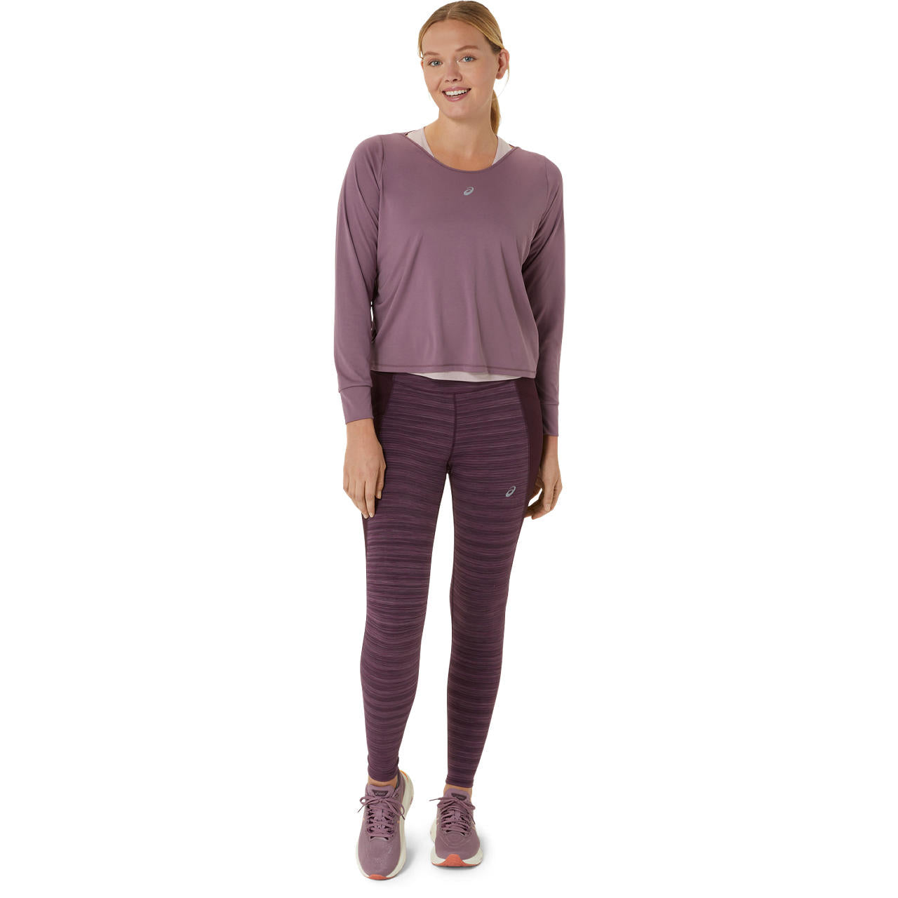 Asics Damenlaufshirt Nagino Run LS Top - machsport – Bild 