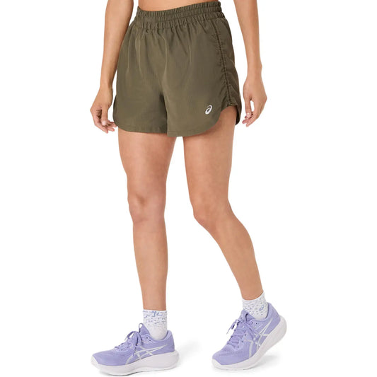 Asics Damenlaufshort Nagino Run Adjustable 4IN Short – grün / 34