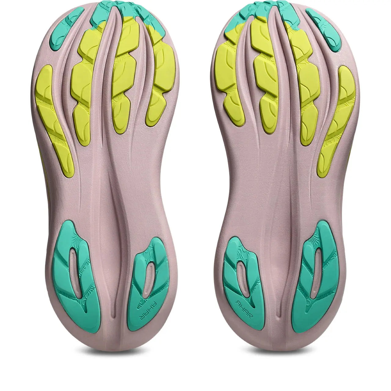 Asics Damenlaufschuhe Gel-Nimbus 28 TR, neutrale Laufschuhe für Damen, seitliche Ansicht, Mesh-Obermaterial in Blau und Grau – Bild 
