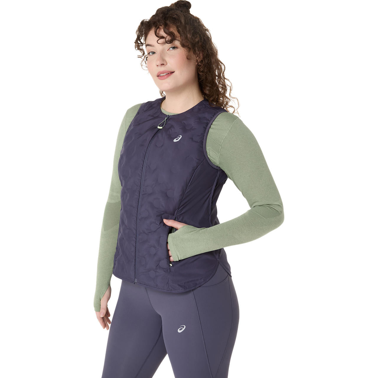 Asics Damenweste Nagino Run Padded Gilet - machsport – Bild 