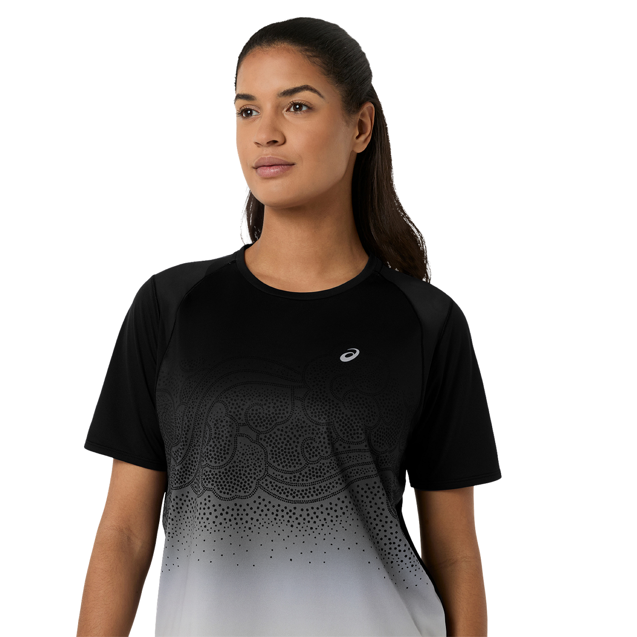 Asics Damenlaufshirt Road Fade SS Top - machsport – Bild 