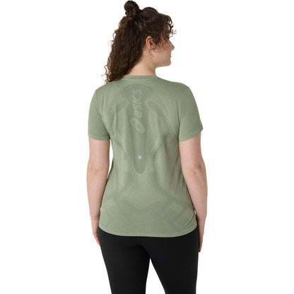 Asics Damenlaufshirt Road Seamless LS Top - machsport