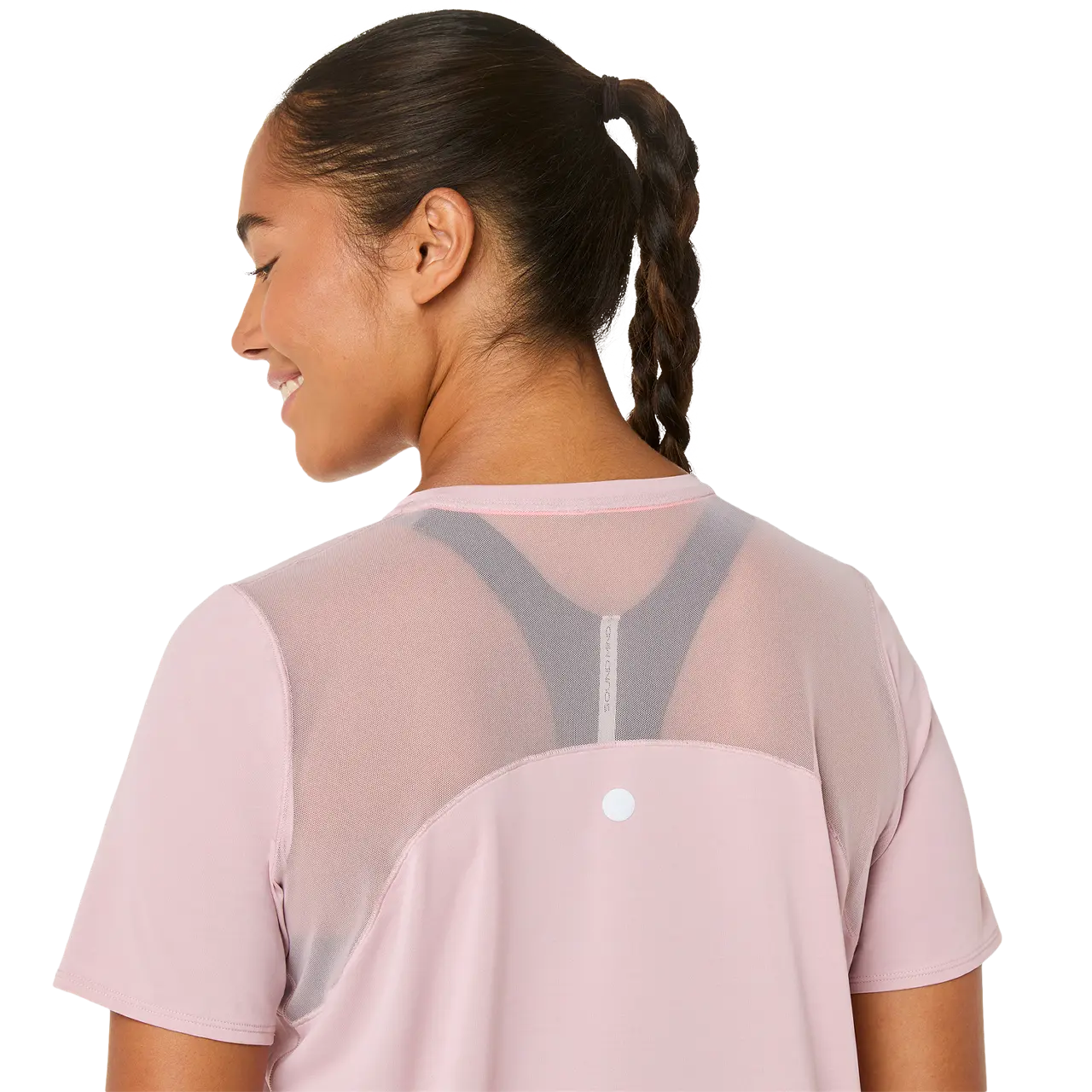 Asics Damenlaufshirt Road SS Top, leichtes, atmungsaktives Laufshirt für Damen, kurzärmelig, in neutralem Design. – Bild 