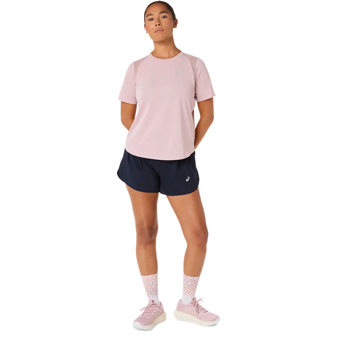 Asics Damenlaufshirt Road SS Top, leichtes atmungsaktives Laufshirt mit kurzen Ärmeln, ideal für Damen beim Joggen. – Bild 