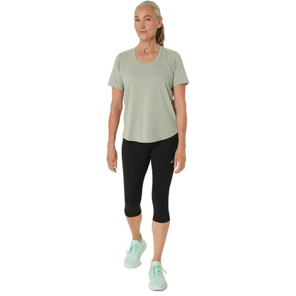 Asics Damenlaufshirt Road V-Neck SS Top - machsport