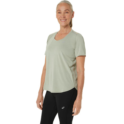 Asics Damenlaufshirt Road V-Neck SS Top - machsport