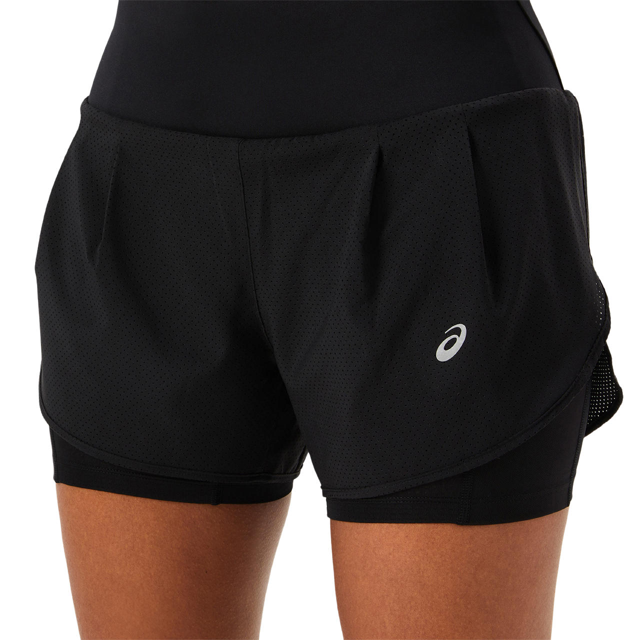 Asics Damenlaufhose Road 2-N-1 3.5IN Short - machsport – Bild 