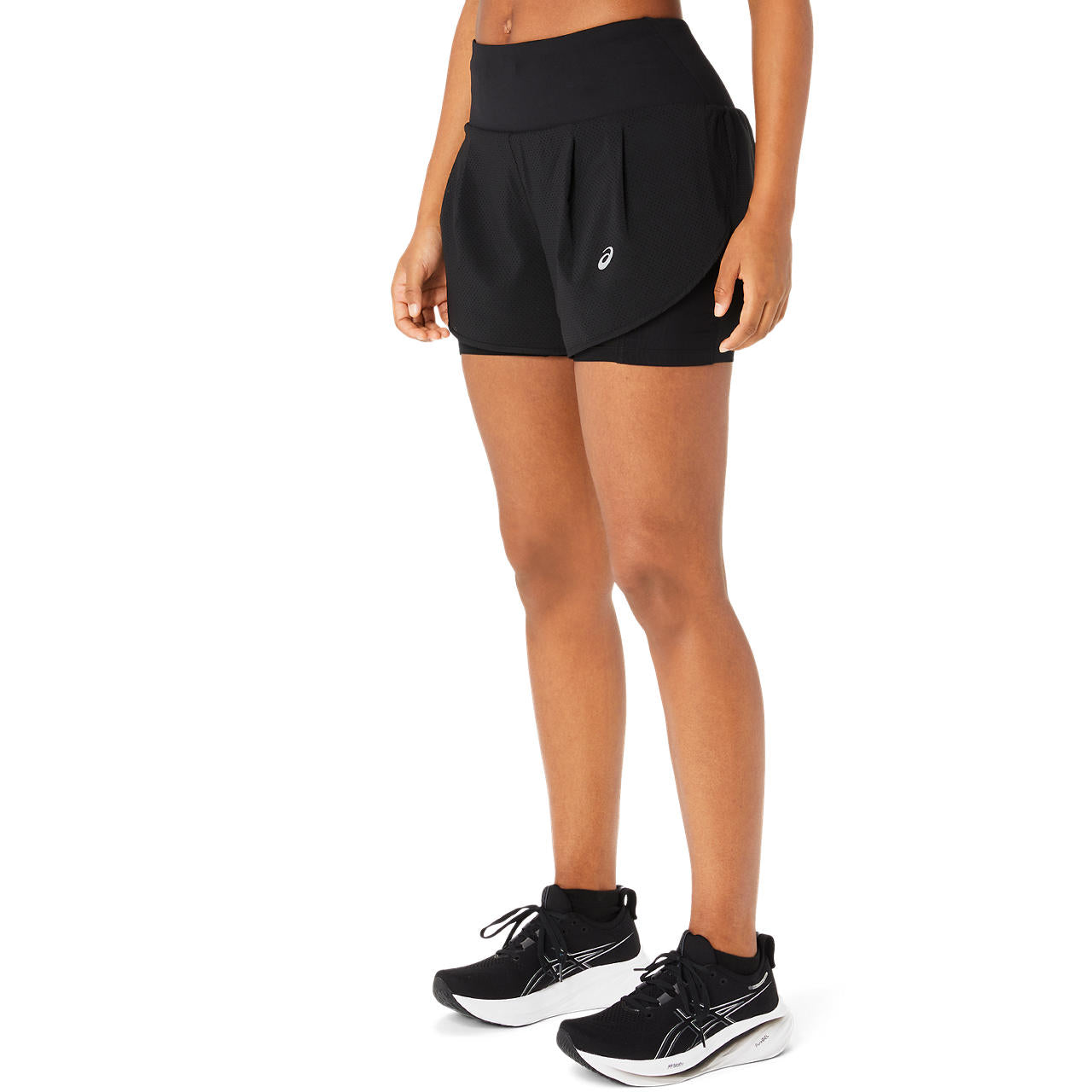 Asics Damenlaufhose Road 2in1 3.5in Short - machsport – Bild 