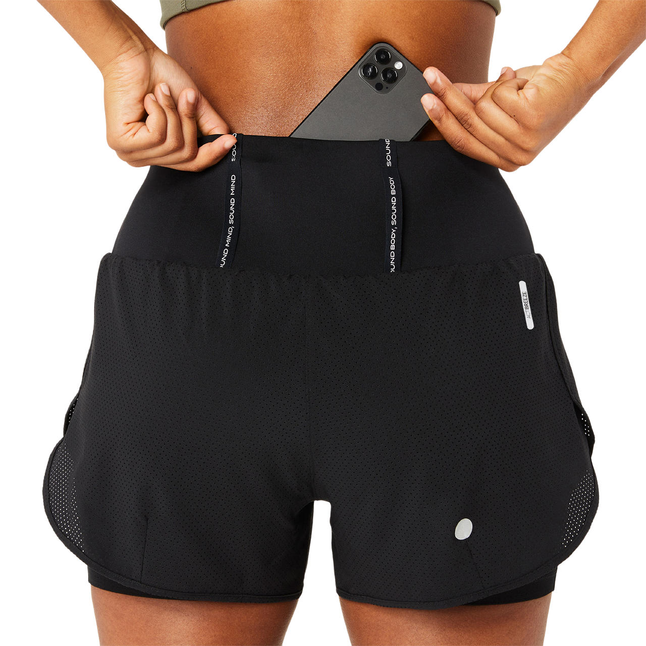 Asics Damenlaufhose Road 2in1 3.5in Short - machsport – Bild 