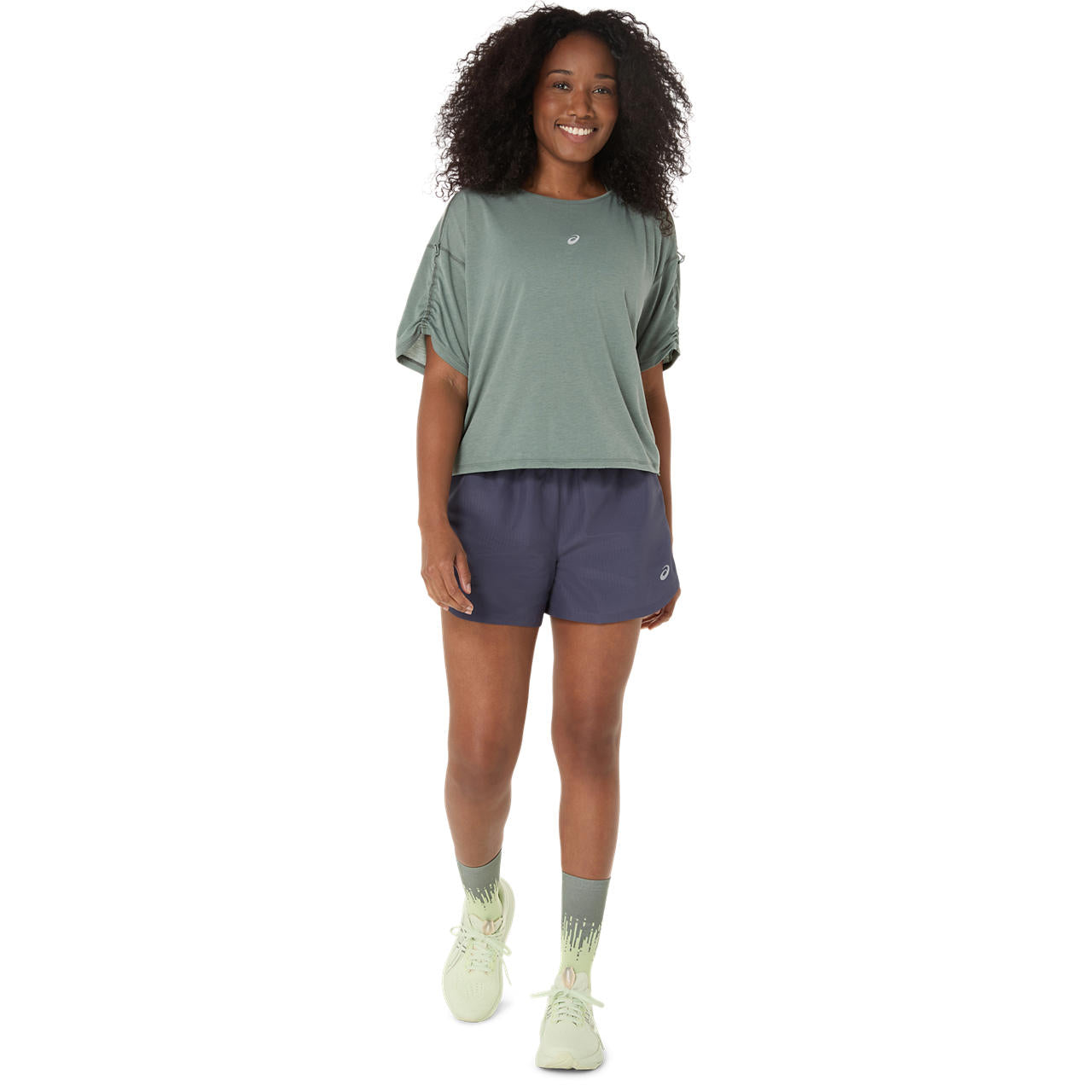 Asics Damenshort Nagino Run Adjustable 4in - machsport – Bild 