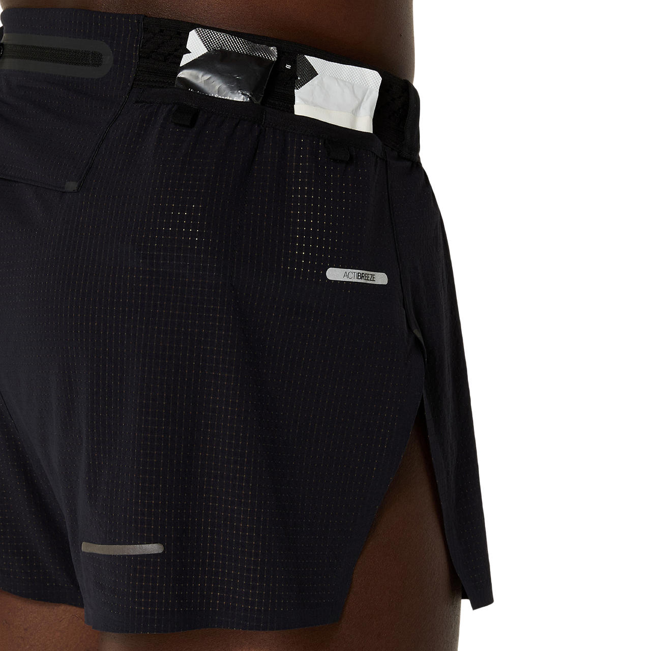 Asics Herrenlaufhose Metarun Split Short Performance black - machsport – Bild 