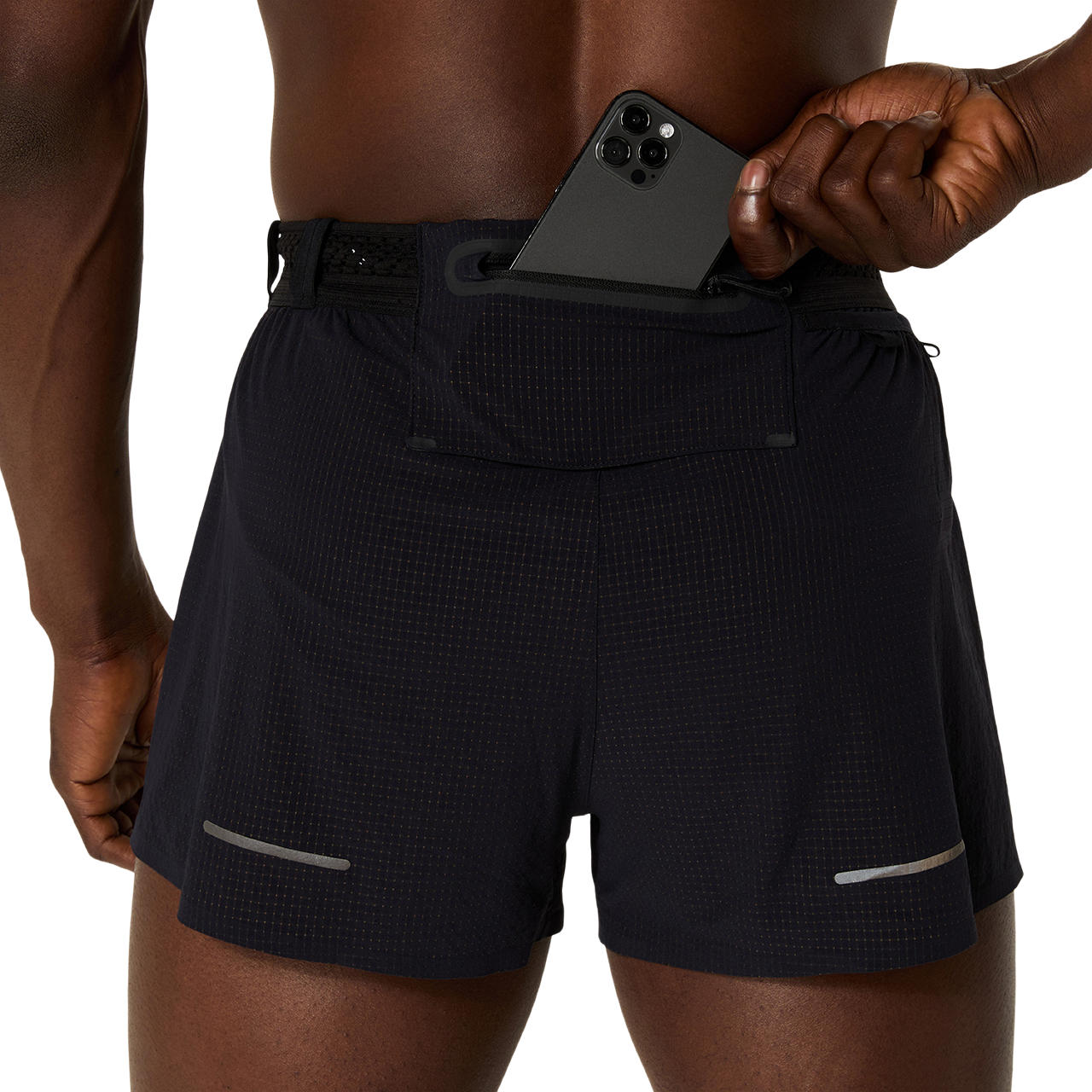 Asics Herrenlaufhose Metarun Split Short Performance black - machsport – Bild 
