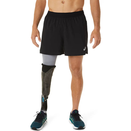 Asics Herrenshort Road 2in1 – schwarz / S