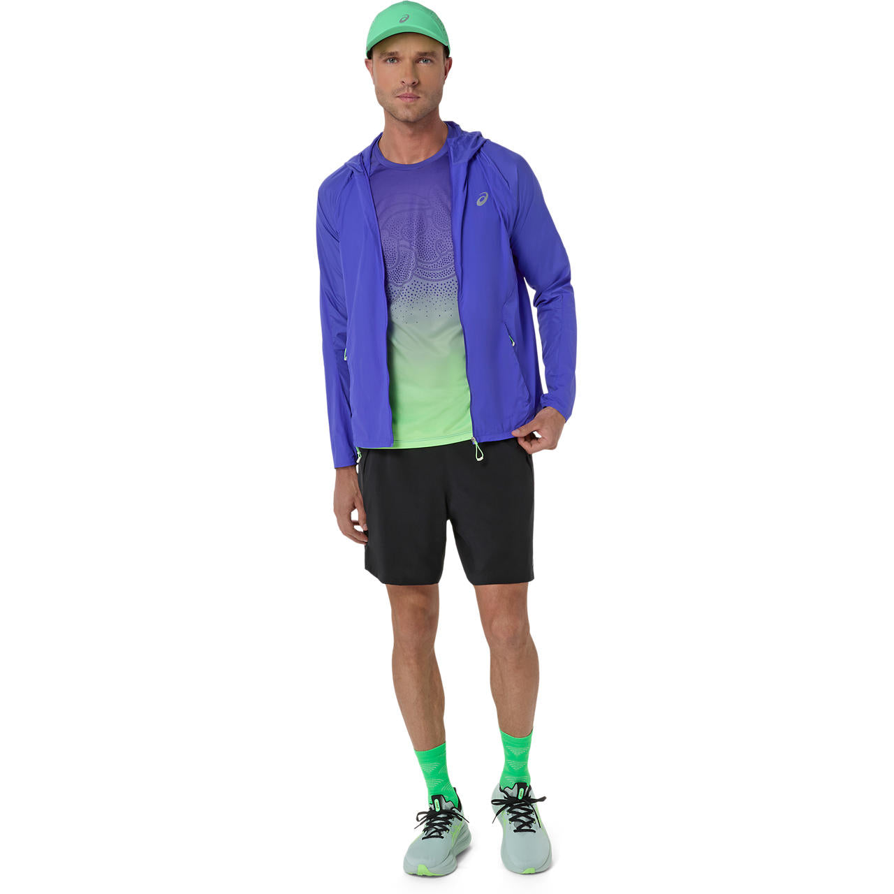 Asics Herrenlaufjacke Road Packable Jacket - machsport – Bild 