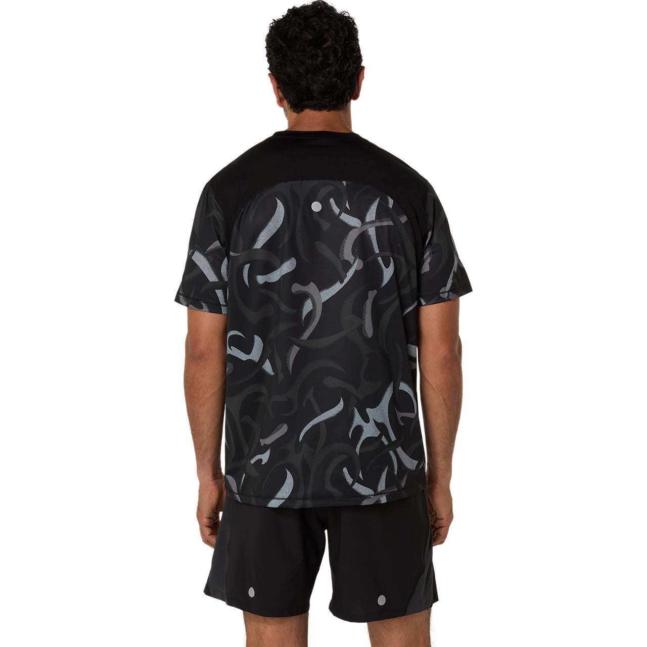 Asics Herrenlaufshirt Road All Over Print SS Top - machsport – Bild 