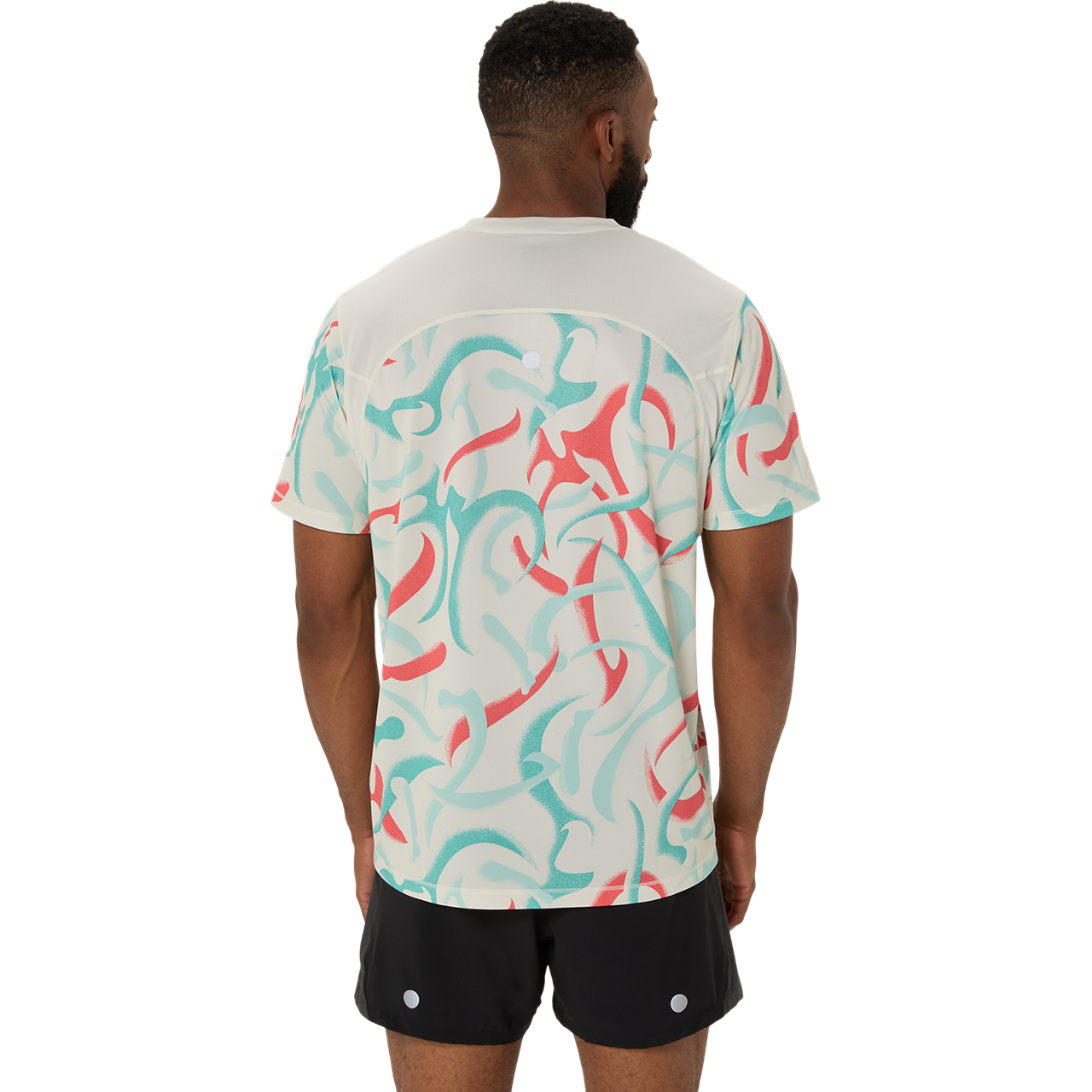Asics Herrenlaufshirt Road All Over Print SS Top - machsport