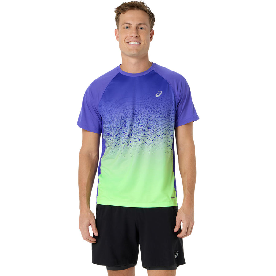 Asics Herrenlaufshirt Road Fade SS Top - machsport