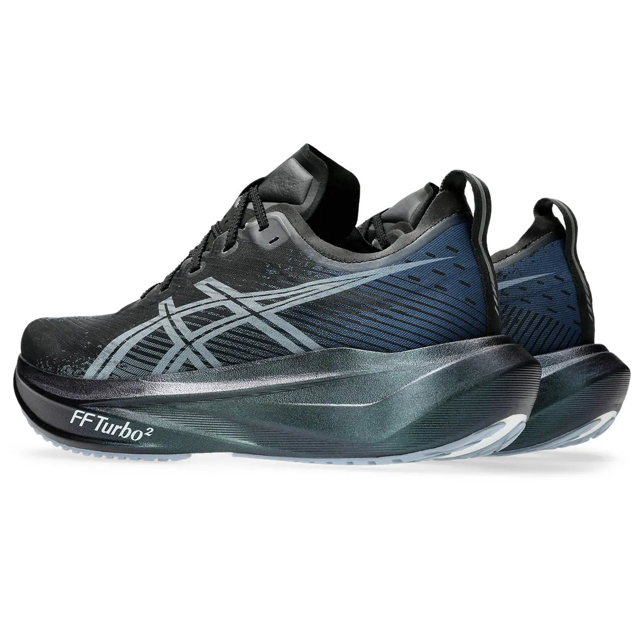 Asics Laufschuhe Megablast, neutrale Straßenlaufschuhe mit maximalem Bounce für schnell, black/white - machsport – Bild 