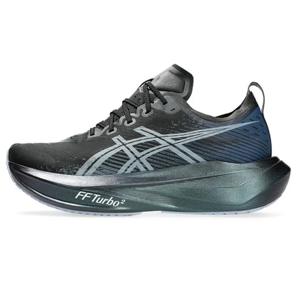 Asics Laufschuhe Megablast, neutrale Straßenlaufschuhe mit maximalem Bounce für schnell, black/white - machsport