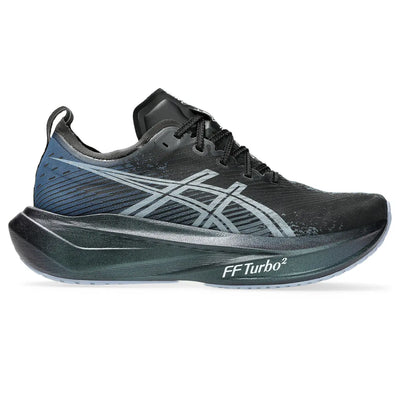 Asics Laufschuhe Megablast, neutrale Straßenlaufschuhe mit maximalem Bounce für schnell, black/white - machsport