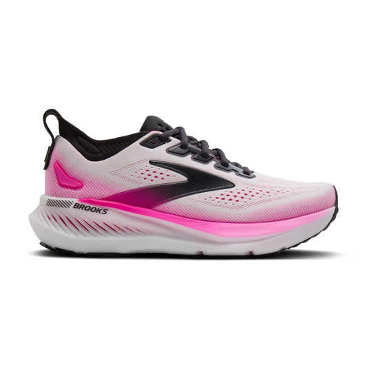 Brooks Damenlaufschuhe Glycerin GTS 23 – weiß/pink / 38