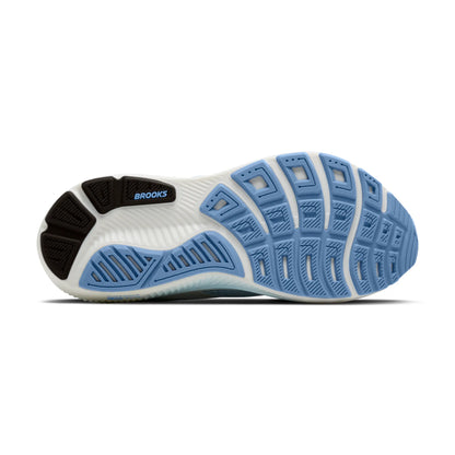 Brooks Herrenlaufschuhe Ghost 18 White/Black/Open Air, neutraler Straßenlaufschuh mit ausgewogener Dämpfung - machsport