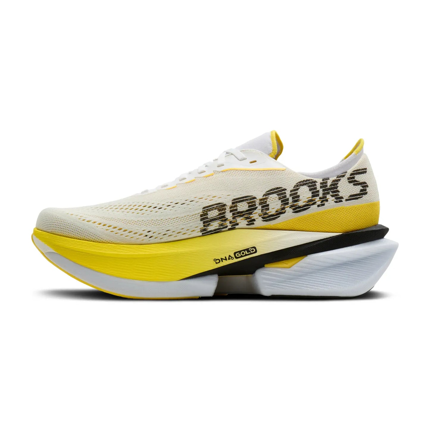 Brooks Herrenlaufschuhe Hyperion Max 4, White/Cyber Yellow/Black