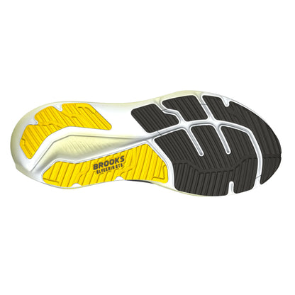 Brooks Herrenlaufschuhe Glycerin 23 GTS Black/Cyber Yellow/Nightlife, Stabilitätsschuh mit GuideRails Support - machsport