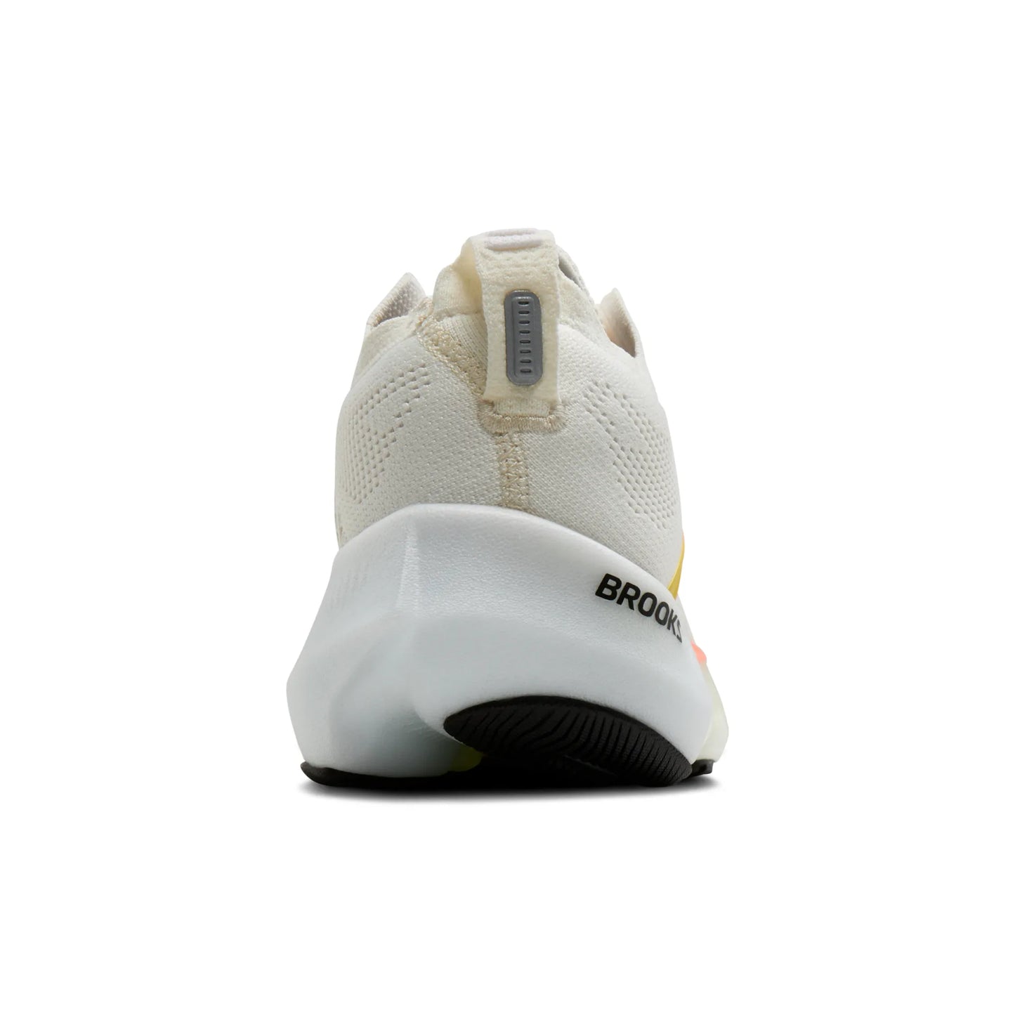 Brooks Damenlaufschuhe Glycerin Flex White/Peach/Nightlife, flexibler Laufschuh für Straße, Long Runs und Workouts - machsport