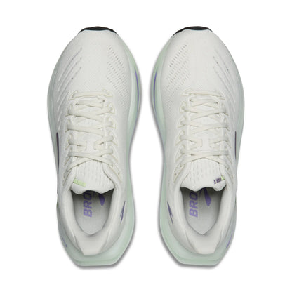 Brooks Damenlaufschuhe Glycerin Max 2 Bluewash/Purple Hebe/Green, maximal gedämpfter Laufschuh für Komfort und fließende Übergänge - machsport