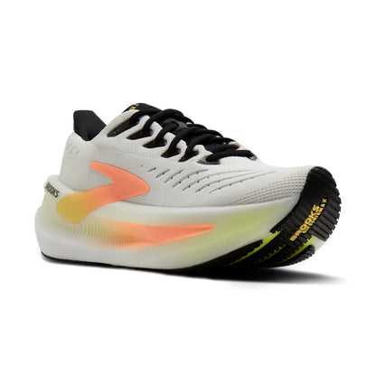 Brooks Damenlaufschuhe Glycerin Max 2, White/Cyber Yellow/Nightlife