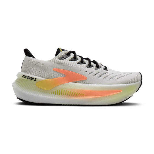 Brooks Damenlaufschuhe Glycerin Max 2, White/Cyber Yellow/Nightlife – weiß / 37,5