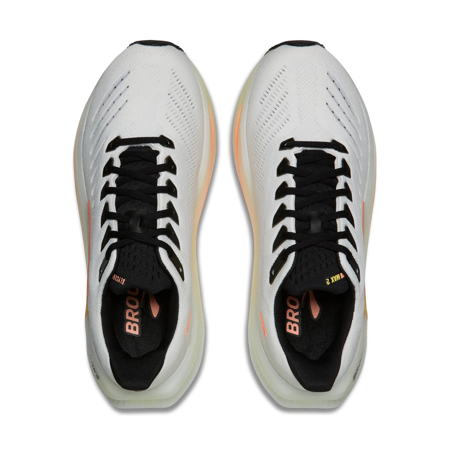 Brooks Damenlaufschuhe Glycerin Max 2, White/Cyber Yellow/Nightlife