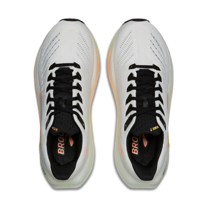 Brooks Damenlaufschuhe Glycerin Max 2, White/Cyber Yellow/Nightlife