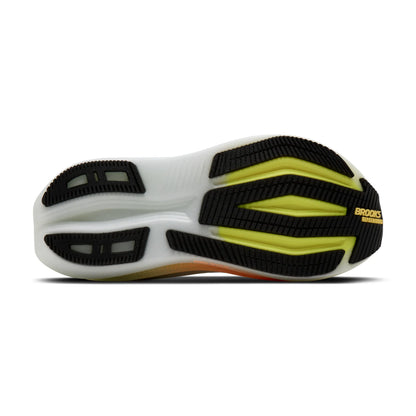 Brooks Damenlaufschuhe Glycerin Max 2, White/Cyber Yellow/Nightlife
