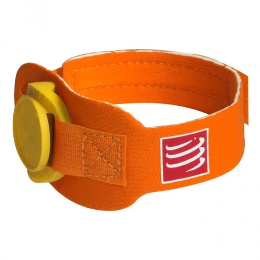 Compressport Fußband Timing Chipband – orange / ONE SIZE