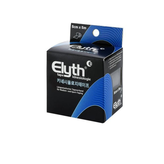 Elyth Kinesiotape Kinesiologie 5m x 5cm – schwarz / ONE SIZE