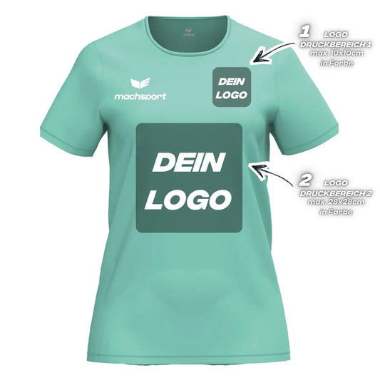 Erima Damenlaufshirt Intro Funktionsteamshirt, mint – 34