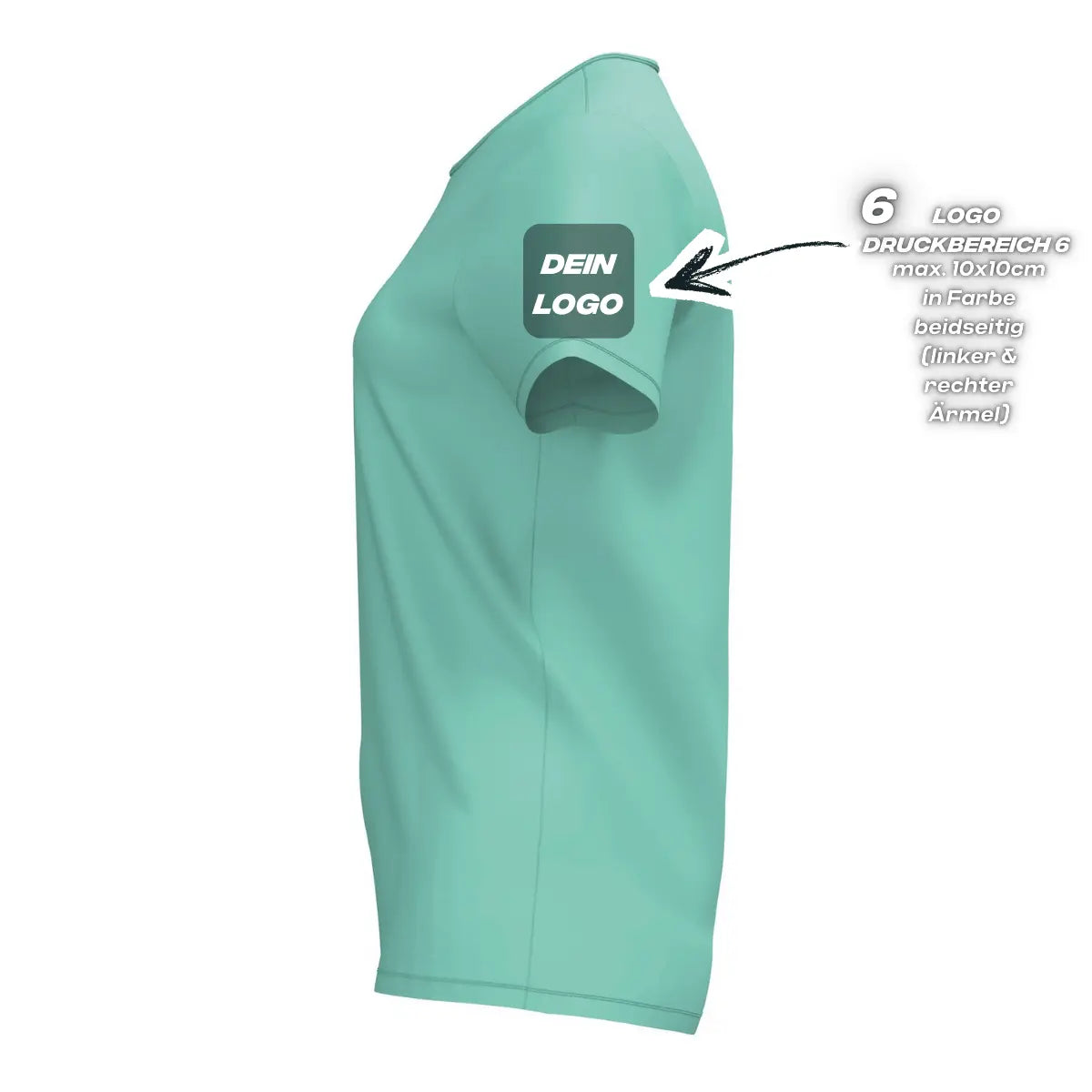 Erima Damenlaufshirt Intro Funktionsteamshirt, mint - machsport