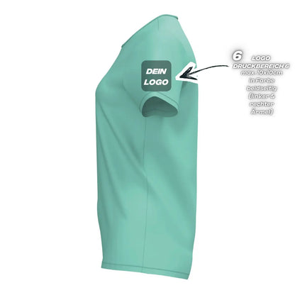Erima Damenlaufshirt Intro Funktionsteamshirt, mint - machsport