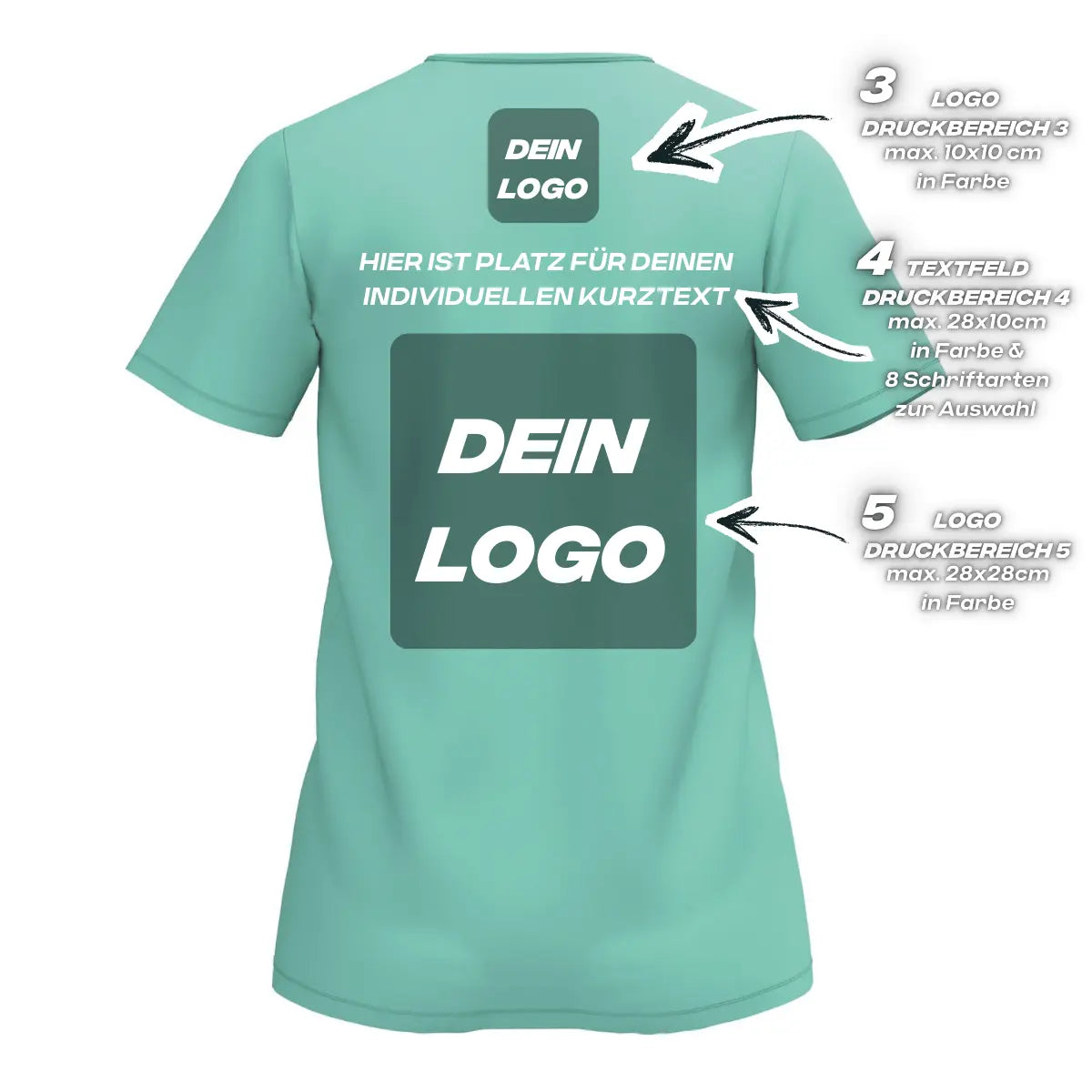 Erima Damenlaufshirt Intro Funktionsteamshirt, mint - machsport – Bild 