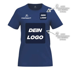 Erima Damenlaufshirt Intro Funktionsteamshirt, new navy - machsport