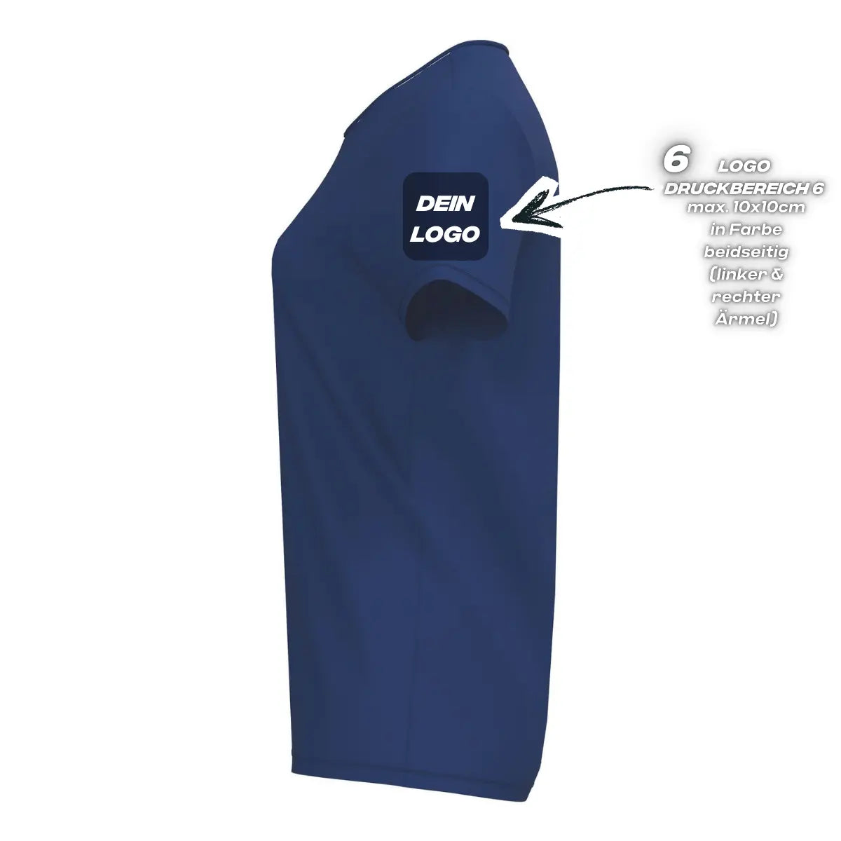 Erima Damenlaufshirt Intro Funktionsteamshirt, new navy - machsport