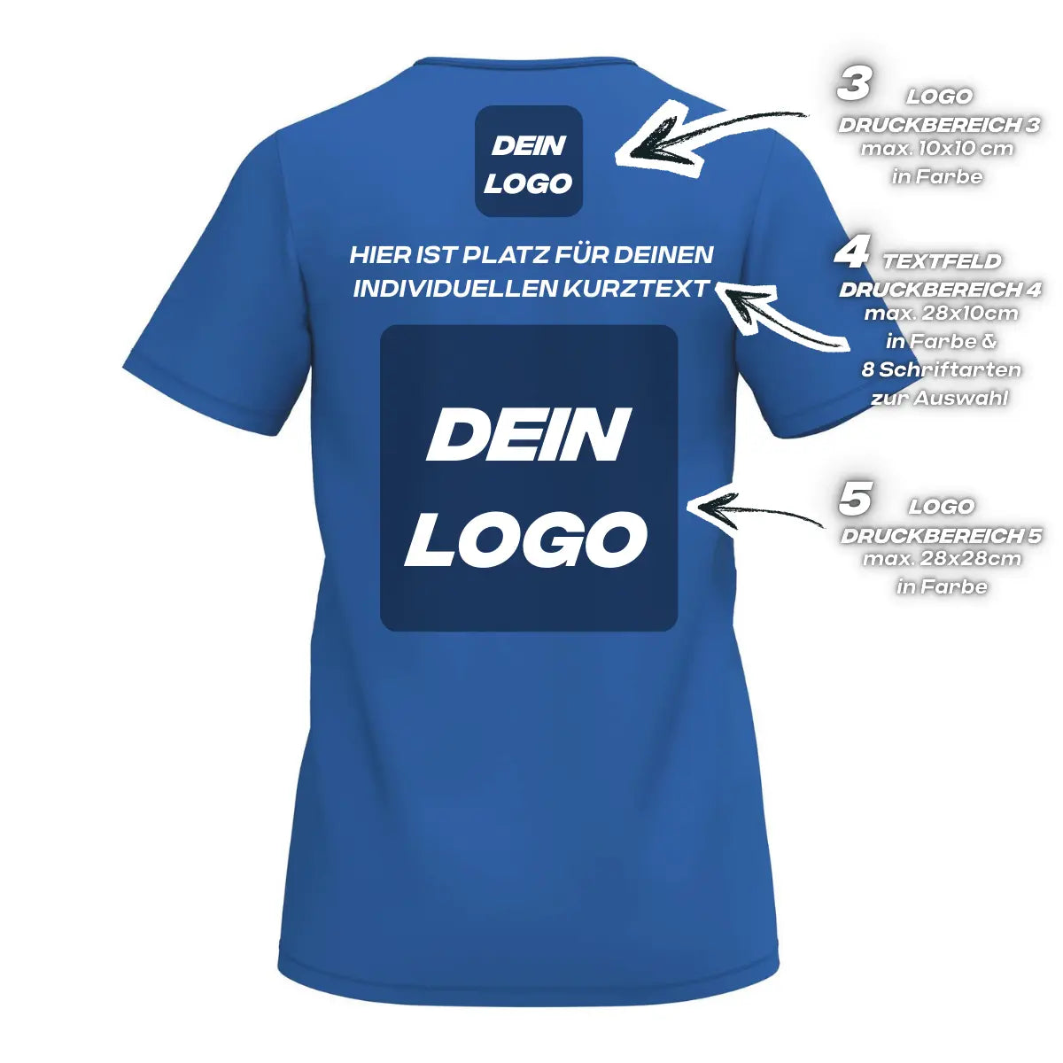 Erima Damenlaufshirt Intro Funktionsteamshirt, new royal - machsport – Bild 