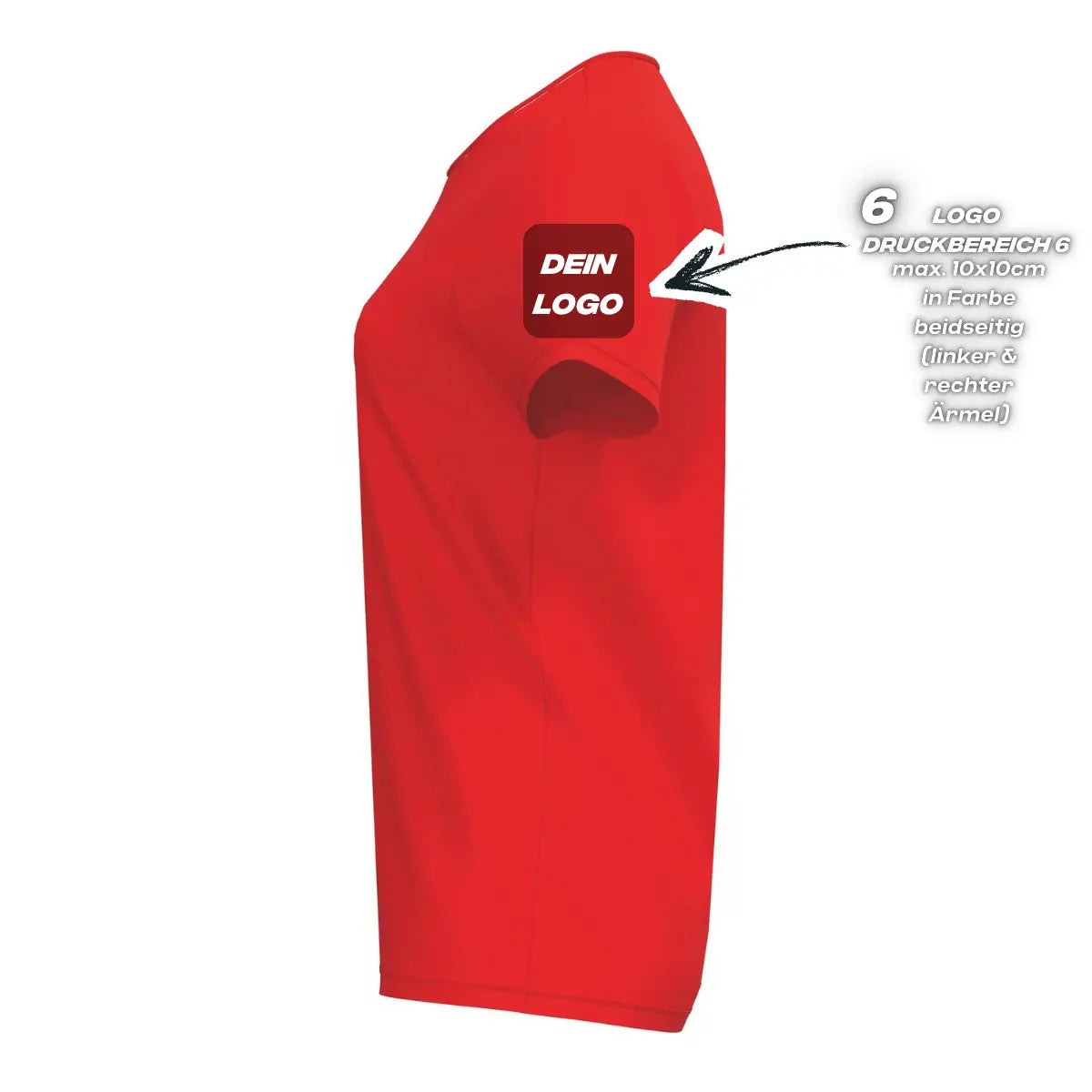 Erima Damenlaufshirt Intro Funktionsteamshirt, rot - machsport – Bild 