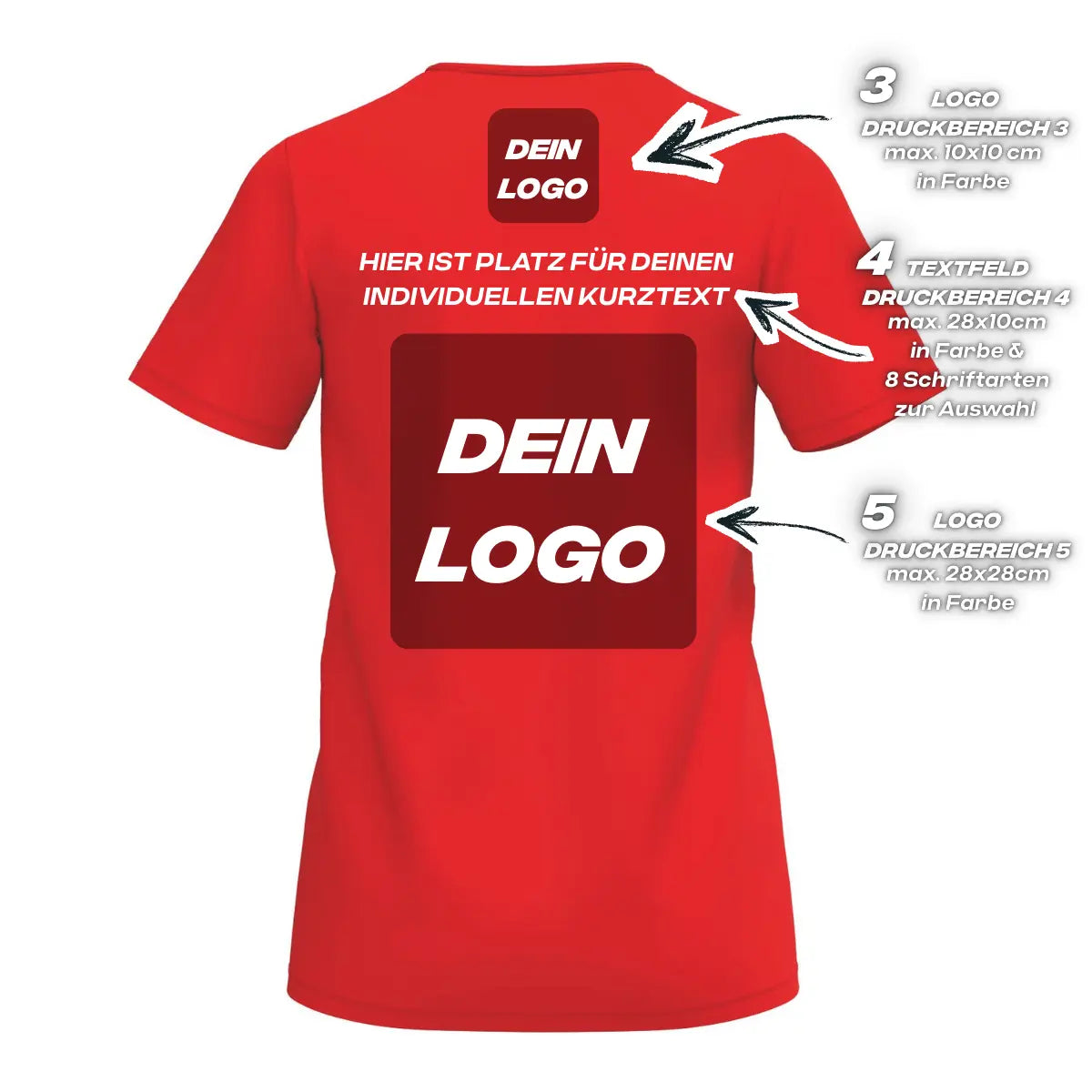 Erima Damenlaufshirt Intro Funktionsteamshirt, rot - machsport