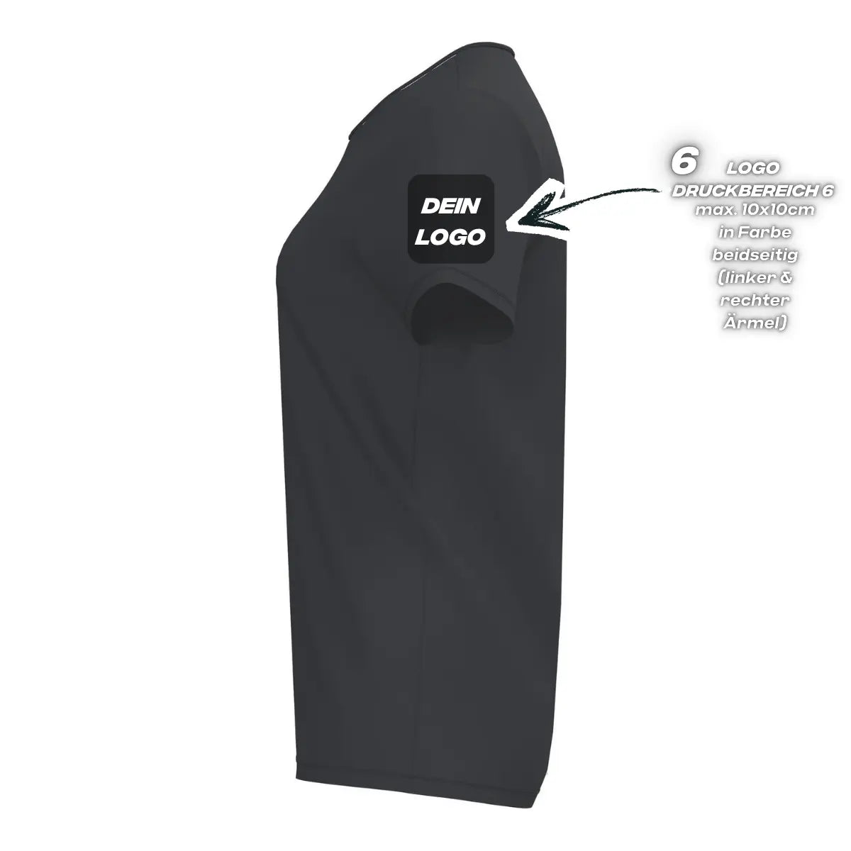 Erima Damenlaufshirt Intro Funktionsteamshirt, schwarz - machsport – Bild 