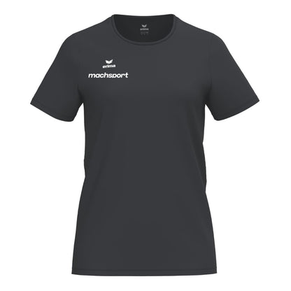 Erima Damenlaufshirt Intro Funktionsteamshirt, schwarz - machsport
